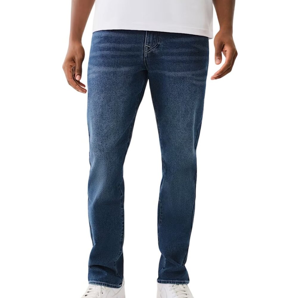 True Religion Geno Flap Slim Fit Jean in Dark Shivering Wash